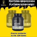 PROTEINA HIDROLIZADA PLATINUM HYDROWHEY