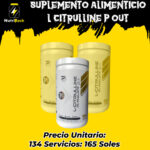 SUPLEMENTO ALIMENTICIO L-CITRULLINE P OUT