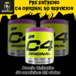 PRE ENTRENO C4 ORIGINAL 50 SERVICIOS