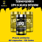 TERMOGENICO LIPO 6 BLACK INTENSE