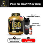 Pack Iso Gold Whey (3kg)